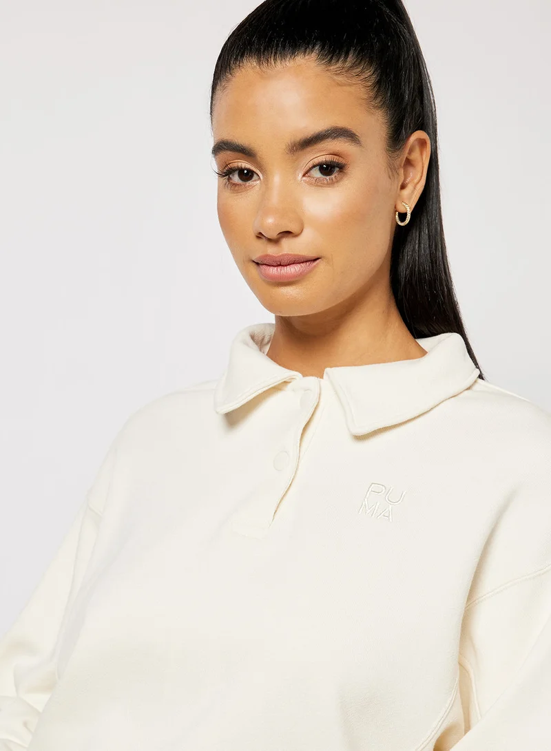بوما Infuse Fashion Collared Sweatshirt