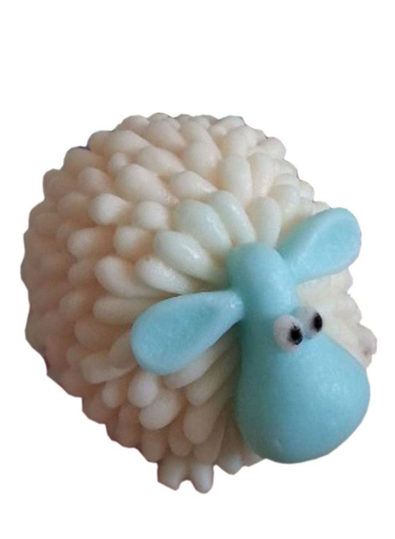 Captaintech 2 PCS Candle Molds 3D Sheep Shape Silicone Chocolate Mold DIY Goat Candy Fondant Handmade Soap Cake Decorating Mould - Image 2