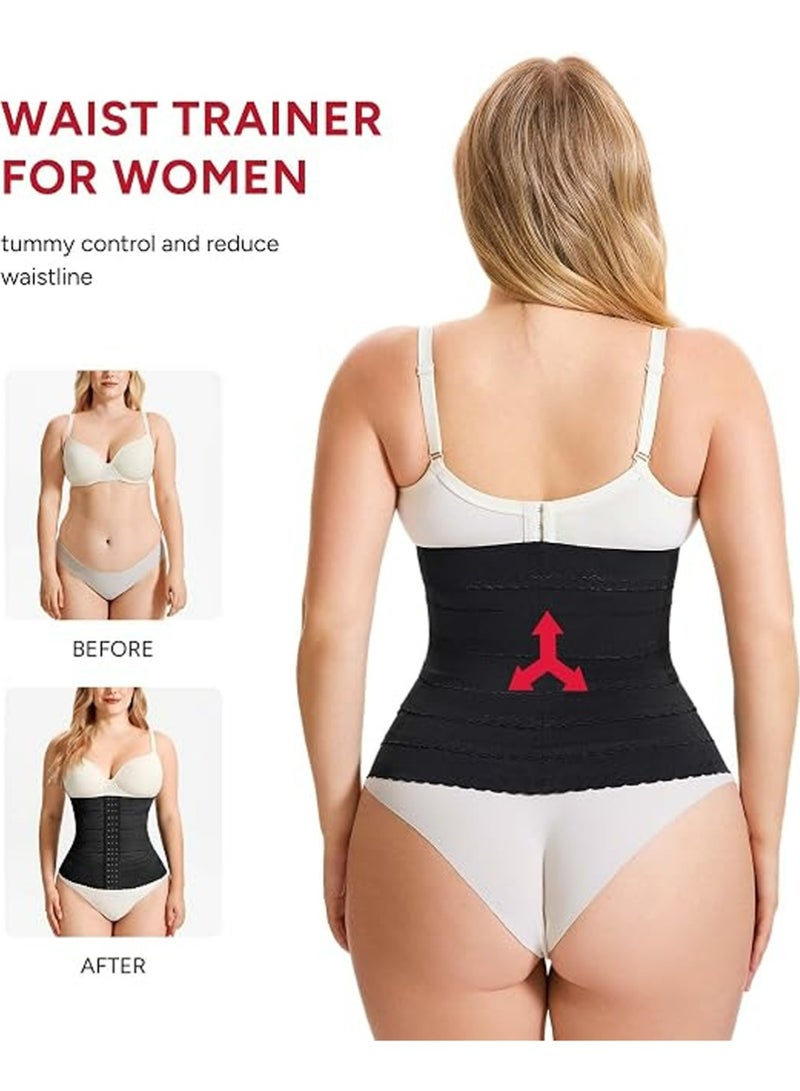 يوجي مدرب الخصر للنساء، كورسيت Shapewear البطن التحكم مقسمة الخصر Cincher تدريب الحزام (م) - Image 3