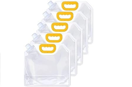 13 Soeme Kitchen Storage Bag Grains Rice MoistureProof Sealed Bag Resealable Transparent Bags Stand Up Pouch with Portable Handle for Long Term Food Storage Container 15 Liter - Image 2