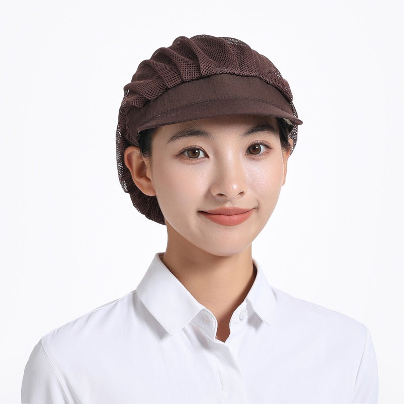 Factory Workshop Breathable Work Cap Catering Kitchen Chef Cap Waiter Hygienic Food Men'S And Women'S Baking Dust Cap - Image 1