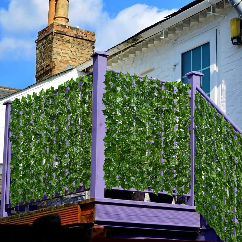 DearHouse Artificial Ivy Privacy Fence. 98.4x69in Artificial Hedges Fence and Faux Ivy Vine Leaf Decoration for Outdoor Indoor Garden Decor - Image 5