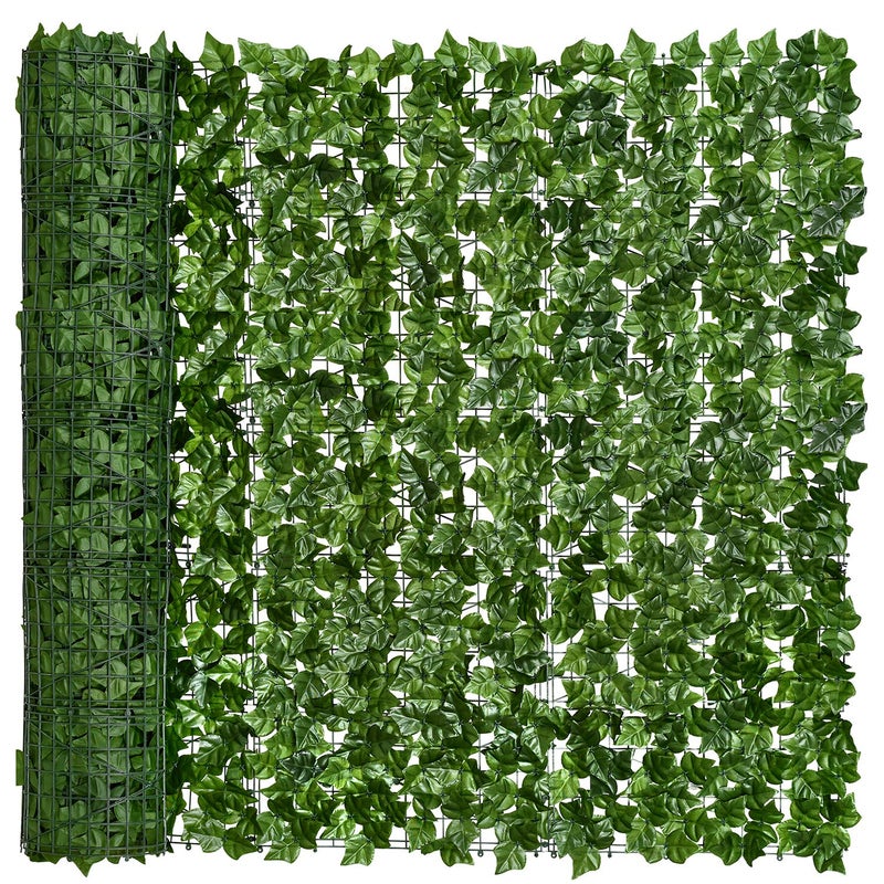 DearHouse Artificial Ivy Privacy Fence. 98.4x69in Artificial Hedges Fence and Faux Ivy Vine Leaf Decoration for Outdoor Indoor Garden Decor - Image 1