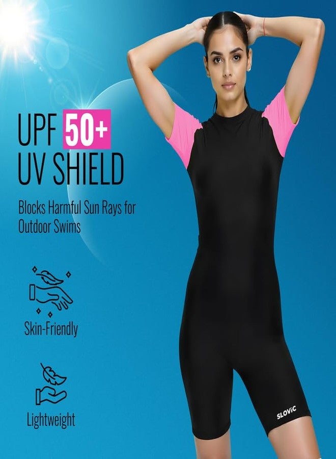 SLOVIC Swimming Suit for Women [Large] | One Piece Bodysuite for Women | Beachwear for Girls | Quick Dry & Stretchable Swimwear for Ladies | Swimming Dress for Swimming Pool - Image 4