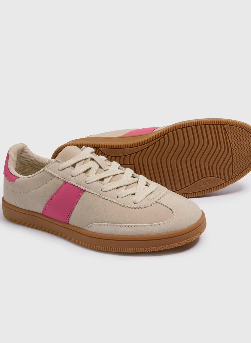 ماتلان Pink Retro Trainers