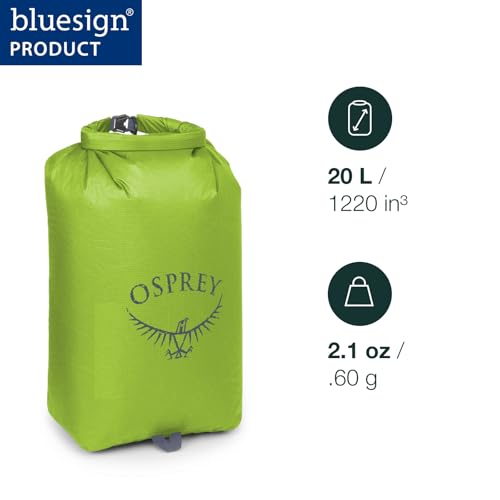 Osprey Ultralight 20L Waterproof Dry Sack Mars Orange - Image 3
