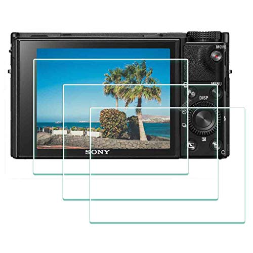 ULBTER Screen Protector for Sony RX100 VI RX100 V RX100 IV RX100 III RX100 II RX100 I Digital Camera, ULBTER 0.3mm 9H Hardness Tempered Glass Saver Anti-Scrach Anti-Bubble [3 Pack] - Image 1