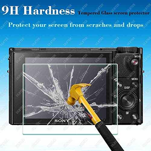ULBTER Screen Protector for Sony RX100 VI RX100 V RX100 IV RX100 III RX100 II RX100 I Digital Camera, ULBTER 0.3mm 9H Hardness Tempered Glass Saver Anti-Scrach Anti-Bubble [3 Pack] - Image 3