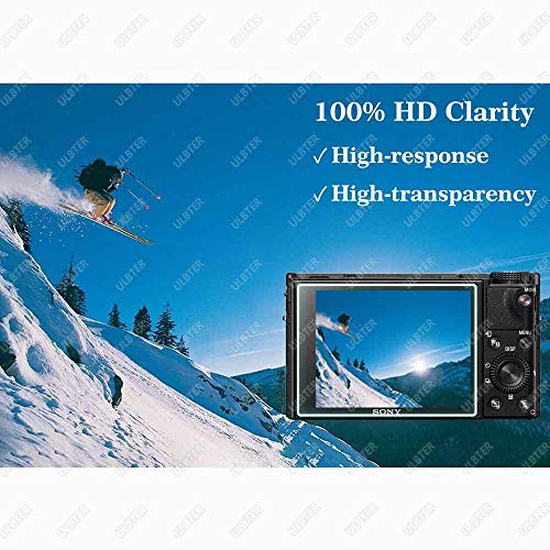 ULBTER Screen Protector for Sony RX100 VI RX100 V RX100 IV RX100 III RX100 II RX100 I Digital Camera, ULBTER 0.3mm 9H Hardness Tempered Glass Saver Anti-Scrach Anti-Bubble [3 Pack] - Image 5