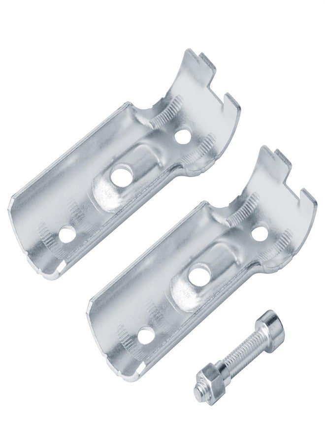 eoere 10 Sets T Pipe Clamp Connector for 1-1/4" x 1-1/4" (1.25" OD) Round Tube Frame, Chain Link Fence Tee Clamps, Carbon Steel - Image 4