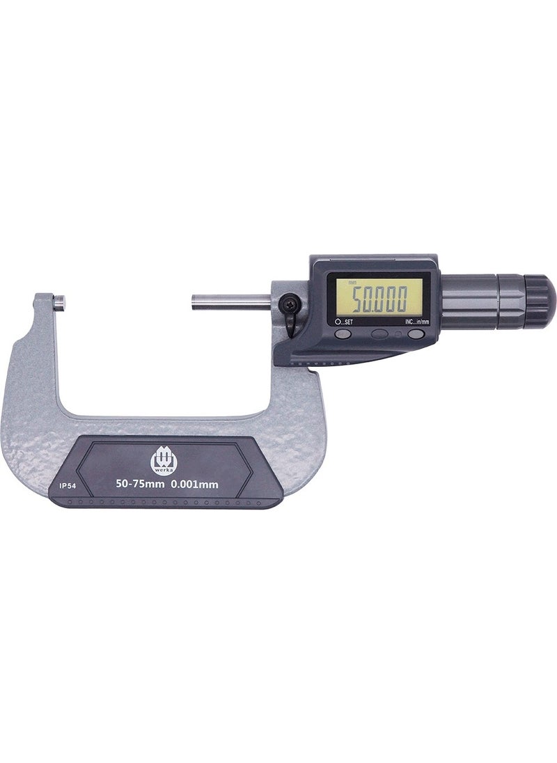 WERKA - 217-5851 125-150MM IP54 Digital Outside Diameter Micrometer - Image 1