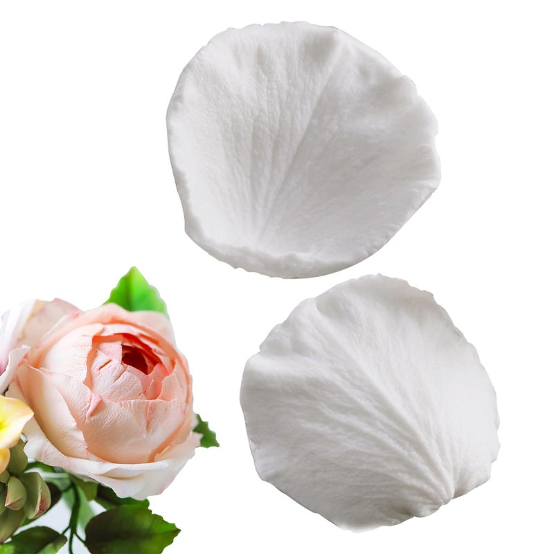 SK Rose Petals Silicone Fondant Mold Sugar Paste Baking Mould Cookie Pastry - Image 1