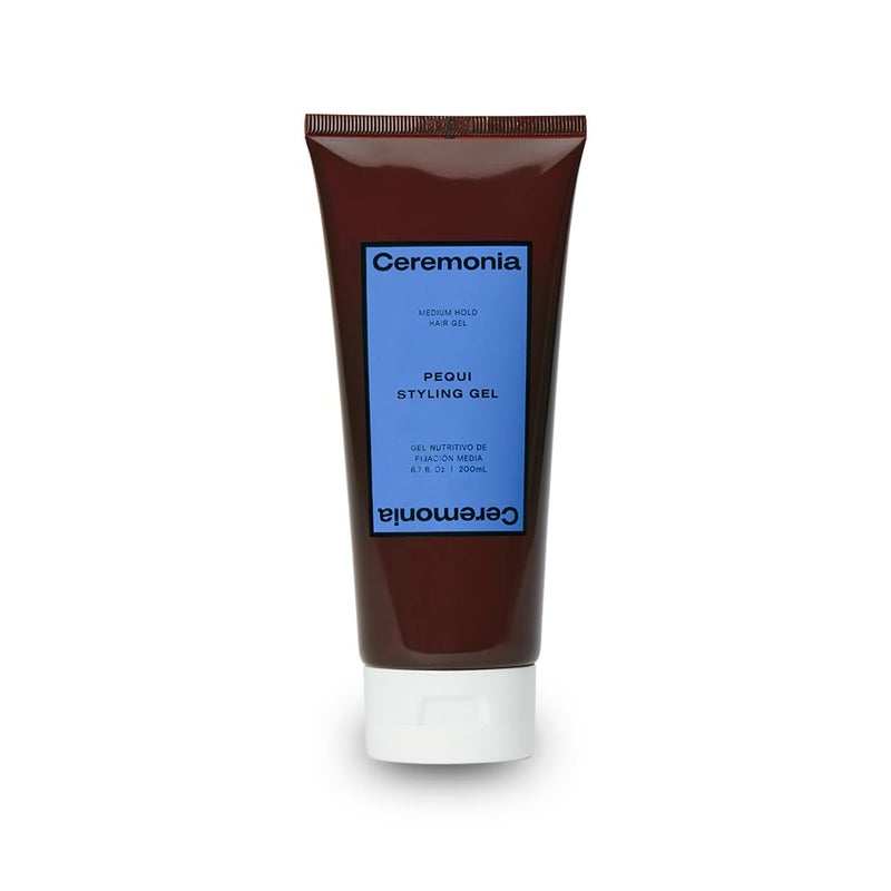 Ceremonia Pequi Styling Gel Medium Hold Hair Gel for Natural Shine Frizz Control Nonsticky Hydrating with Aloe Vera for All Hair Types 67 fl oz - Image 2