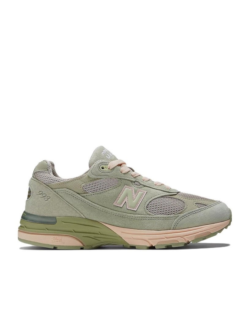 New Balance 993 Casual Athlesiure/Colorblock Sneakers Green For Men/Women/Students  - Image 2