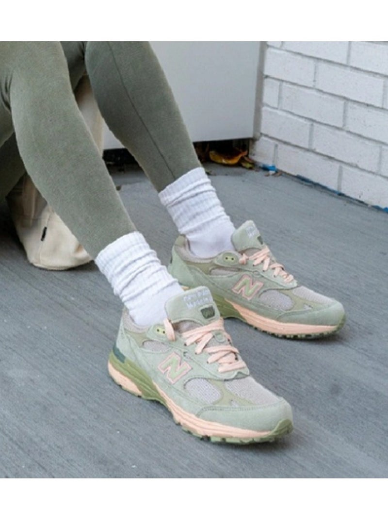 New Balance 993 Casual Athlesiure/Colorblock Sneakers Green For Men/Women/Students  - Image 5