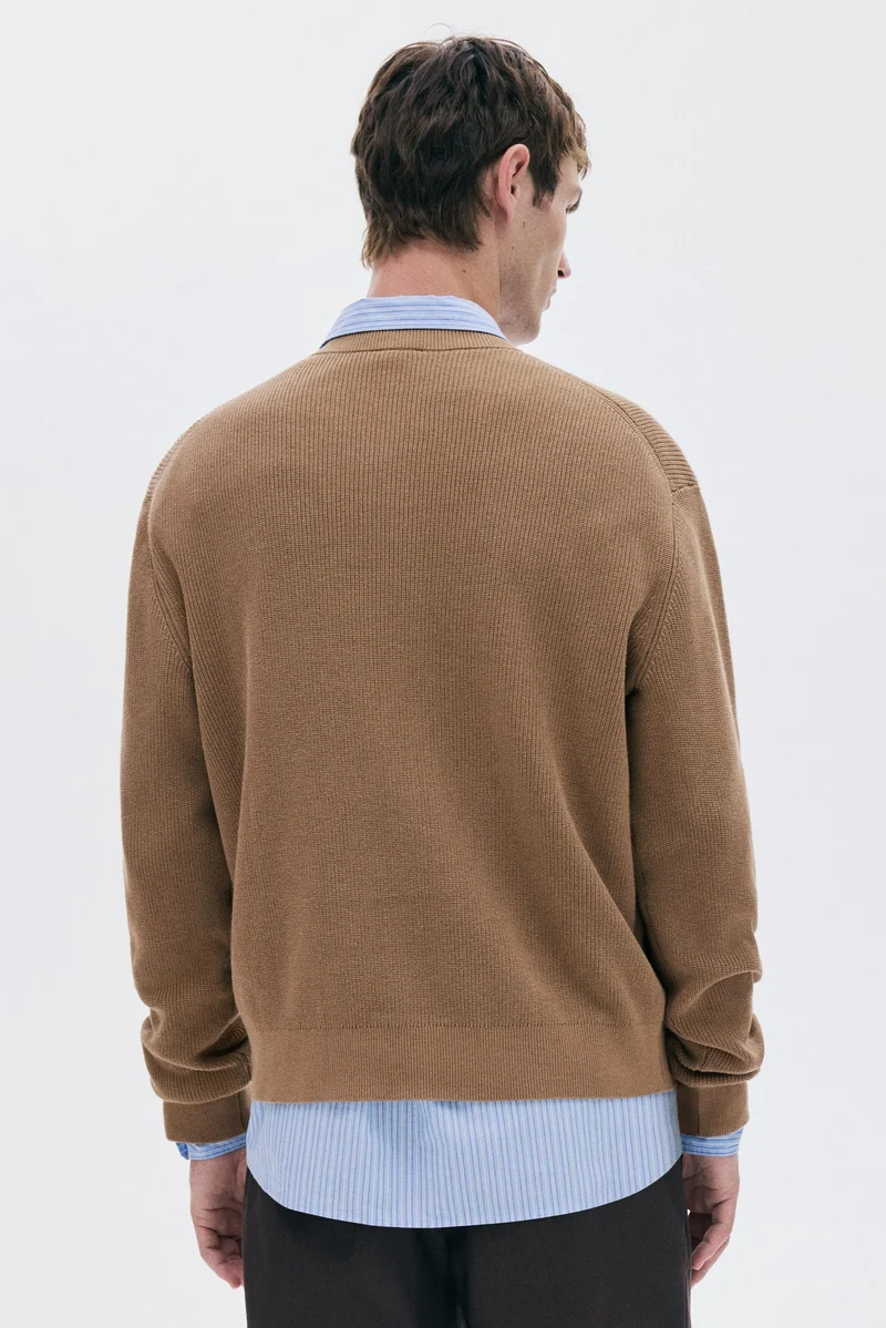H&M  Regular Fit Rib-knit jumper for Men | Best Price UAE