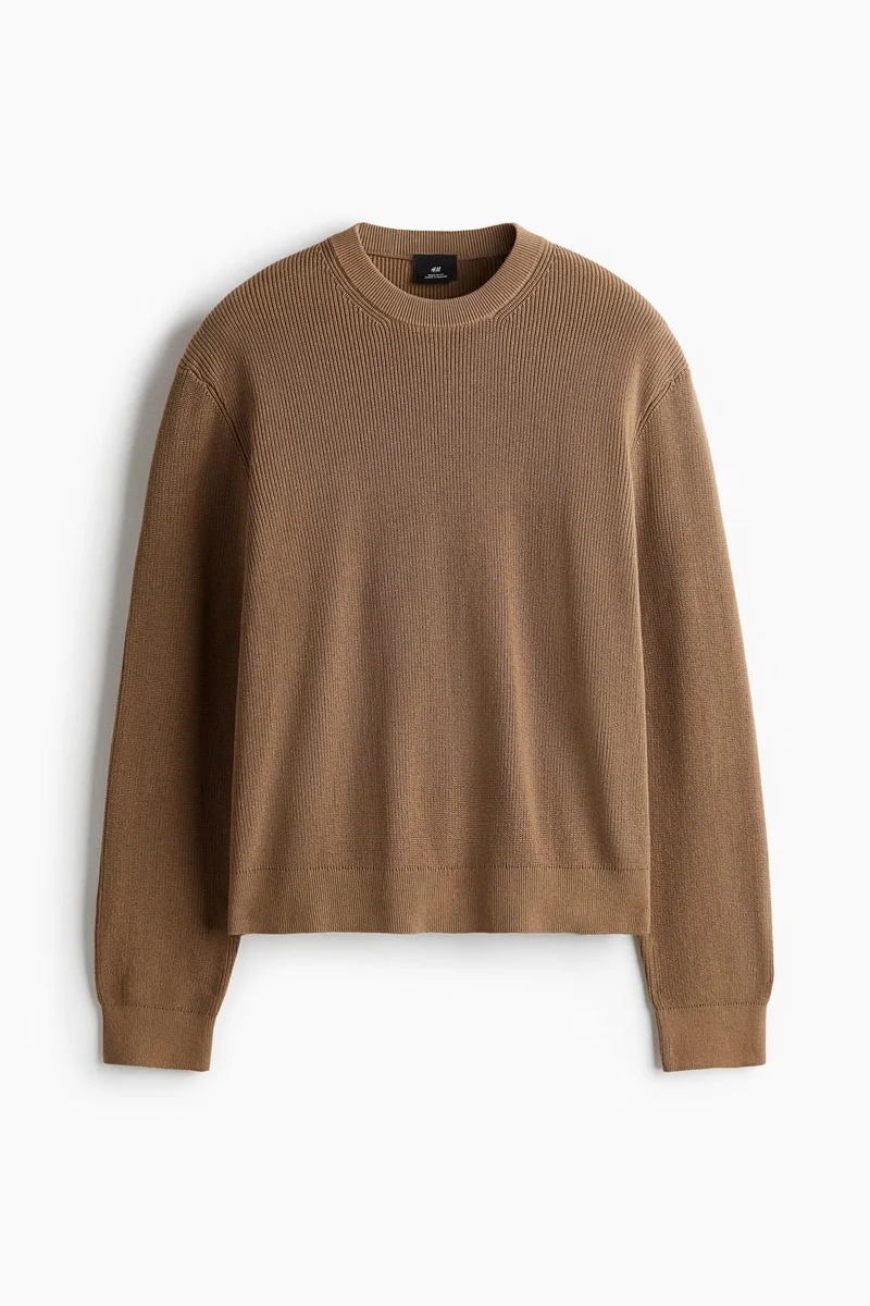 H&M  Regular Fit Rib-knit jumper for Men | Best Price UAE