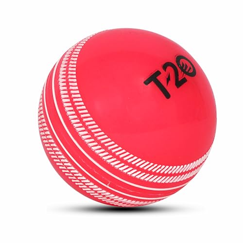 RUBX PVC T-20 Plus Practice Cricket Wind Balls 110g – Pack of 3, (Pink) for Indoor & Outdoor, Street & Beach Cricket - Image 2