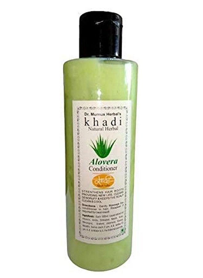 Khadi Natural Herbal - Alovera Conditioners Dry And Frizzy Hair Deep Conditions Damaged Hair For Men & Women 200Ml - Image 1