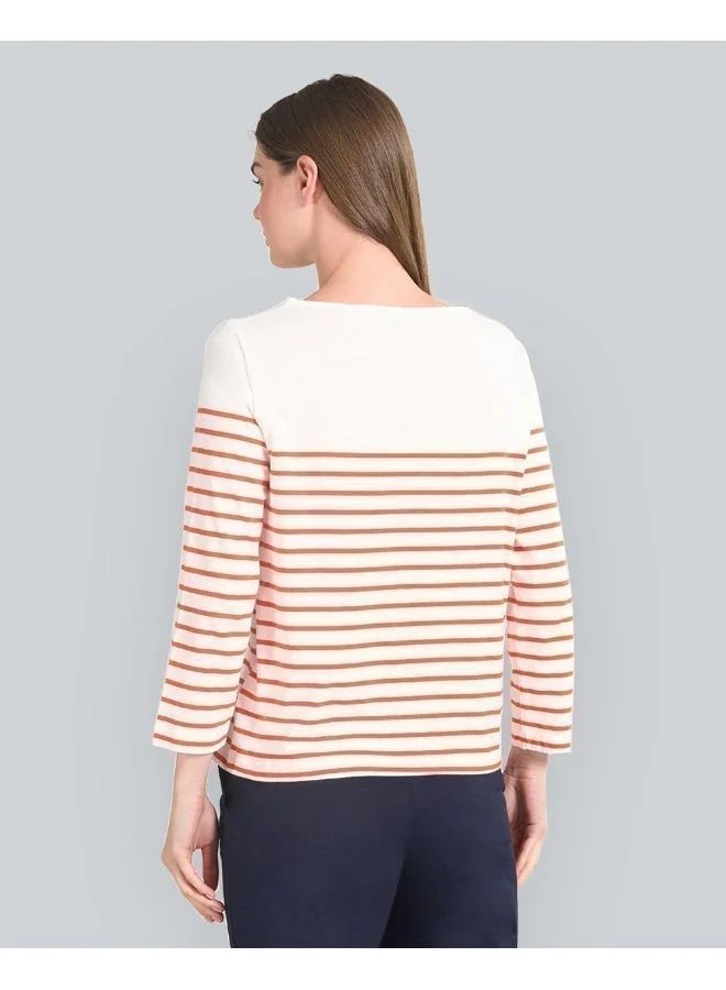 GANT Breton Striped Boat Neck T-Shirt