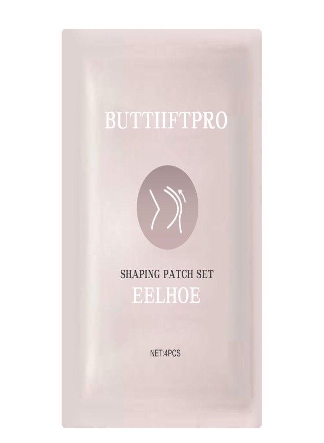 EELHOE 4Pcs Shaping Patch Set Stimulate Collagen Renewal Moisturize Skin Quick Absorbing Natural Growth Plump Hip - Image 1