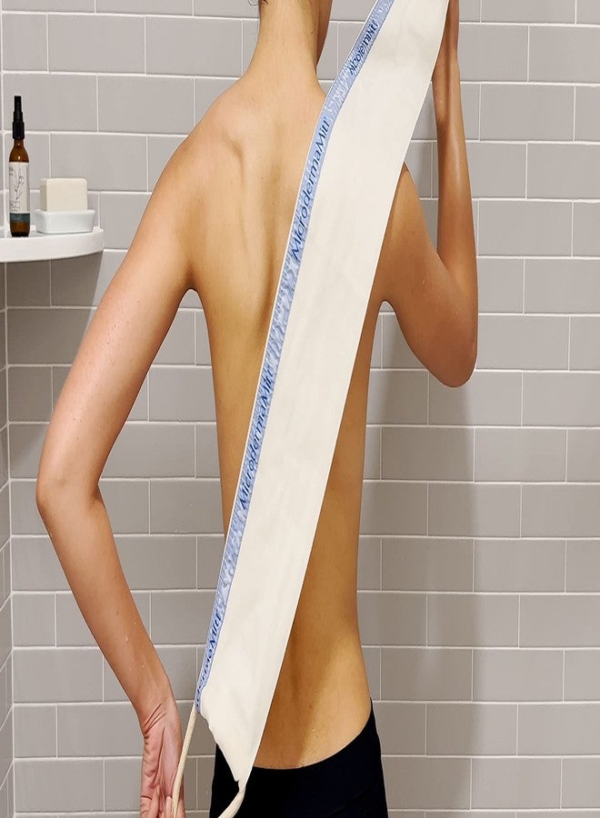 MicrodermaMitt Deep Exfoliating Back Scrubber for Bath & Shower - Dead & Dry Skin Remover - Double-Sided Exfoliator - Body Wash Cloth for Men & Women - Image 2
