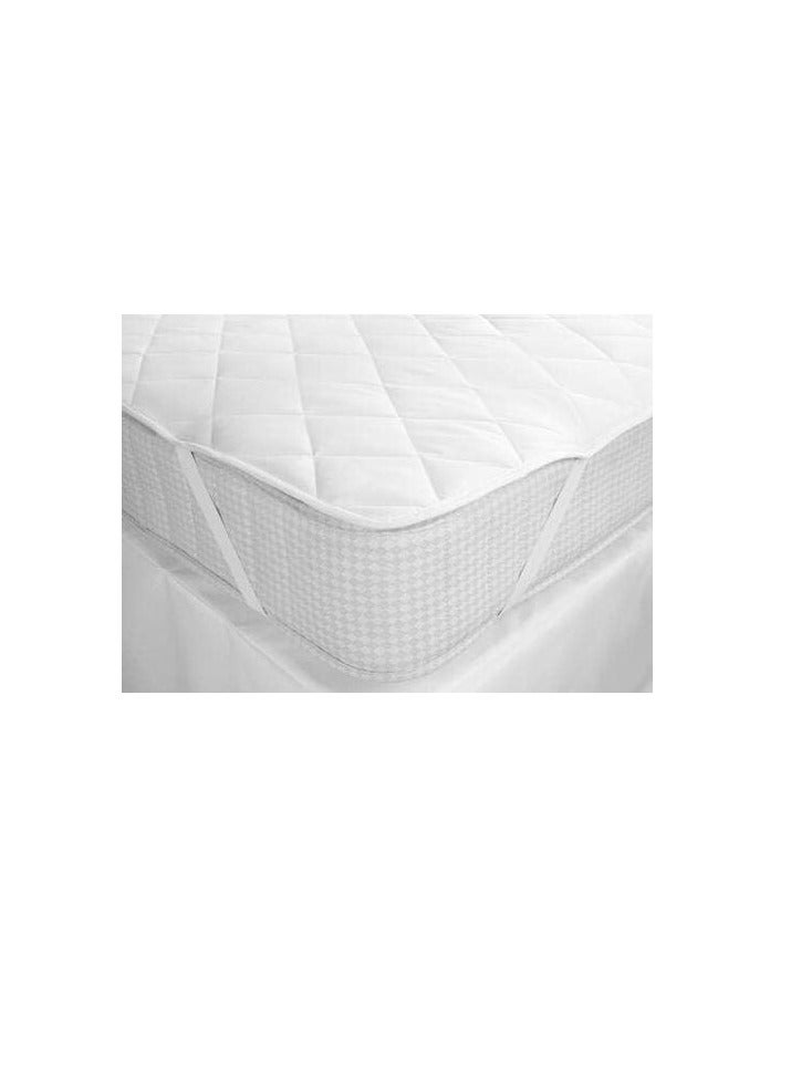DEEP SLEEP Every Night Deep Sleep Twin/Single Size, 90X190 Cm Satin, Space Pattern, White - Mattress Protectors - Image 3