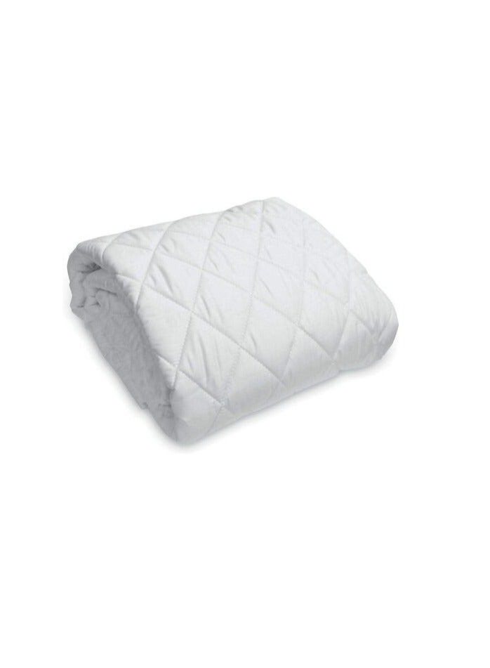 DEEP SLEEP Every Night Deep Sleep Twin/Single Size, 90X190 Cm Satin, Space Pattern, White - Mattress Protectors - Image 4