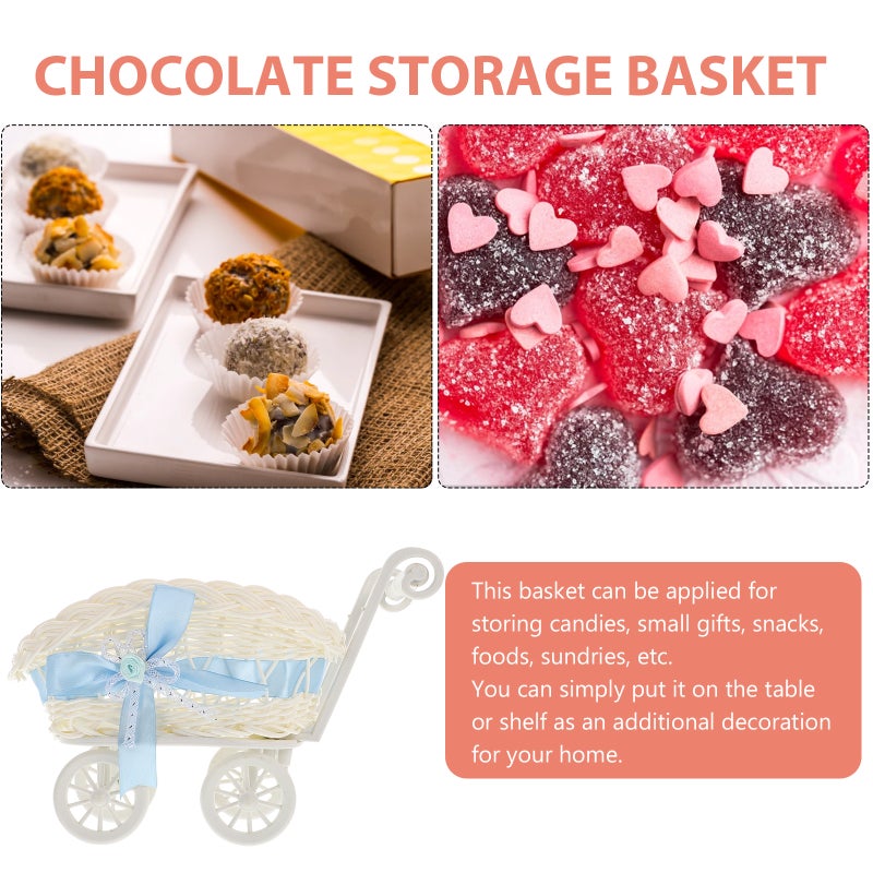 🧸 سلة ألعاب بعربة تصميم مبتكر لحفلات المواليد وحفلات الزفاف - Image 5