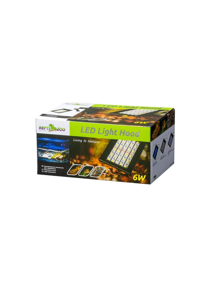 REPTIZOO REPTI ZOO Terrarium Light Day and Night Mode Reptile LED Light Hood for Reptile Terrarium White Light and Blue Light Fit for Different Pet Habits  - Image 5