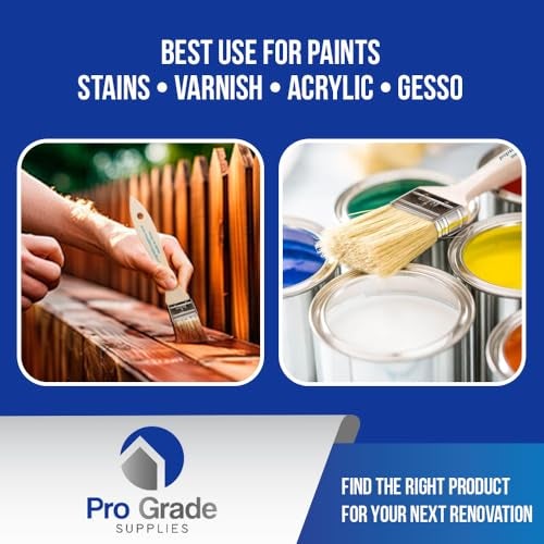 Pro-Grade Pro Grade - Chip Paint Brushes - 36-Pack - 2 Inch Chip Brush for Paints, Stains, Varnishes, Glues, & Gesso - Image 4