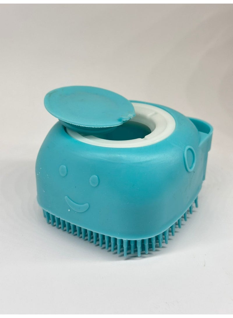 Silicone Body Brush Shower Scrubber With Shower Gel Dispenser Function Soft Bath Massage Exfoliating Cleaning - Image 3