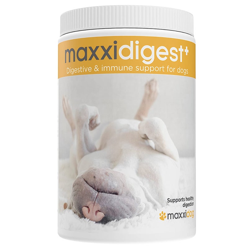 maxxipaws maxxidigest+ Prebiotic & Probiotic for Dogs 7oz | Dog Probiotic Powder with Advanced Digestive Enzymes for Gut Health & Immunity | Supports Digestion, Food Sensitivities & Itchy Skin - Image 1