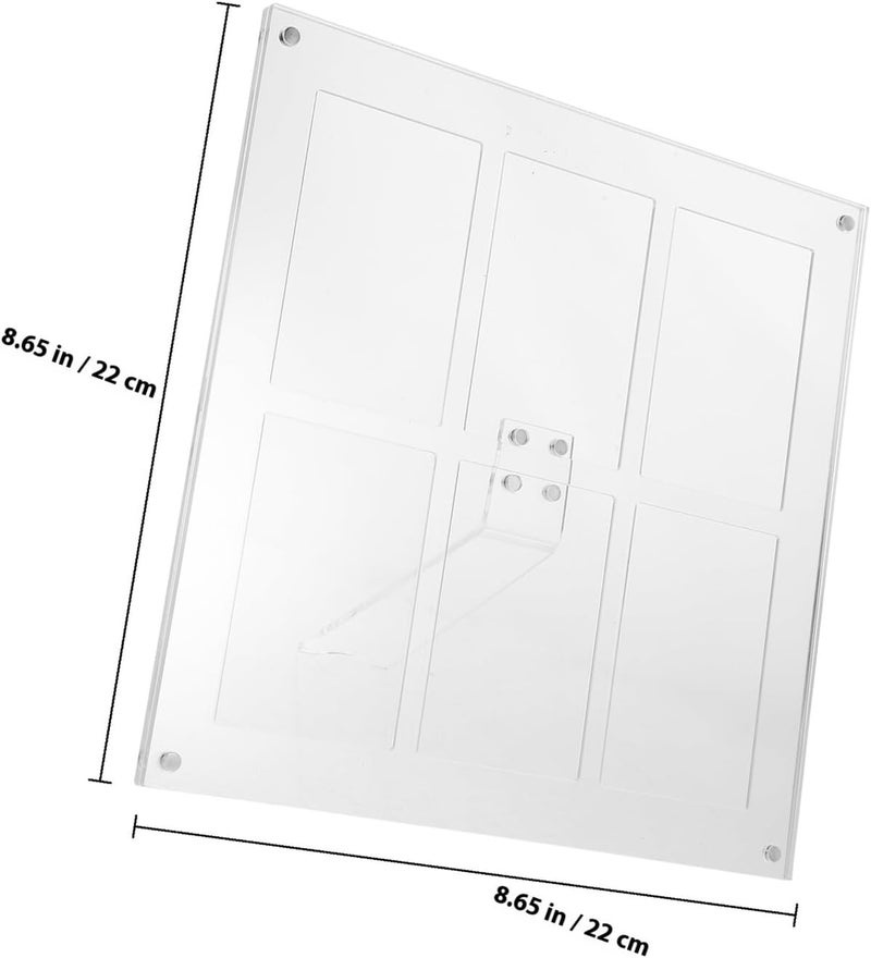 All-round unified build FRCOLOR Desktop 6-grid Acrylic Photo Frame 3-inch Picture Holder 22x22cm Tabletop Display for Home and Office Local licensed courier Polished safe edge High precision lightweight material Local & cross border ship compatible Varied available picks Precision polished solid material Assorted natural tone picks Simple multi-color universal build Moisture proof Wide range expanded design Reinforced edge Individual & group usable All-round unified build Flexible usage build Wide use compliant quality Multi-demand satisfied design Seasonal & permanent compatible Surface safe All climate suitability Hardness boosted processed substance Trendy budget practical design Longevity upgraded craftsmanship Non sticky surface Quick use-switch compatible build - Image 2