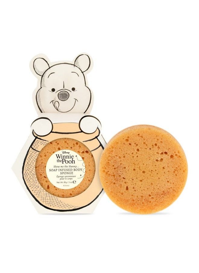 Mad Beauty Disney Winnie The Pooh SoapInfused Foaming Body Sponge Gorgeous Wild Flower Scent 3 oz Up to 14 Uses Body Care Healthy Glowing Skin Relax & Unwind Great Gift  - Image 2