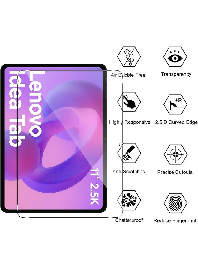 Tersely [2 Pack] Screen protector for Lenovo Idea Tab Tablet 11inch 2025, Tempered Glass Screen Protector for Tablet Lenovo Idea Tab tablet 2025, Anti-Scratch - Image 2