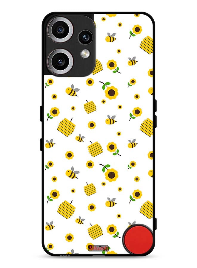 Tolwak Nothing CMF Phone 2 Pro Protective Case Cover Sunflowers And Bees - Image 1