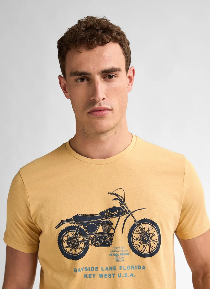 Petrol Industries Men T-Shirt SS Photo Print