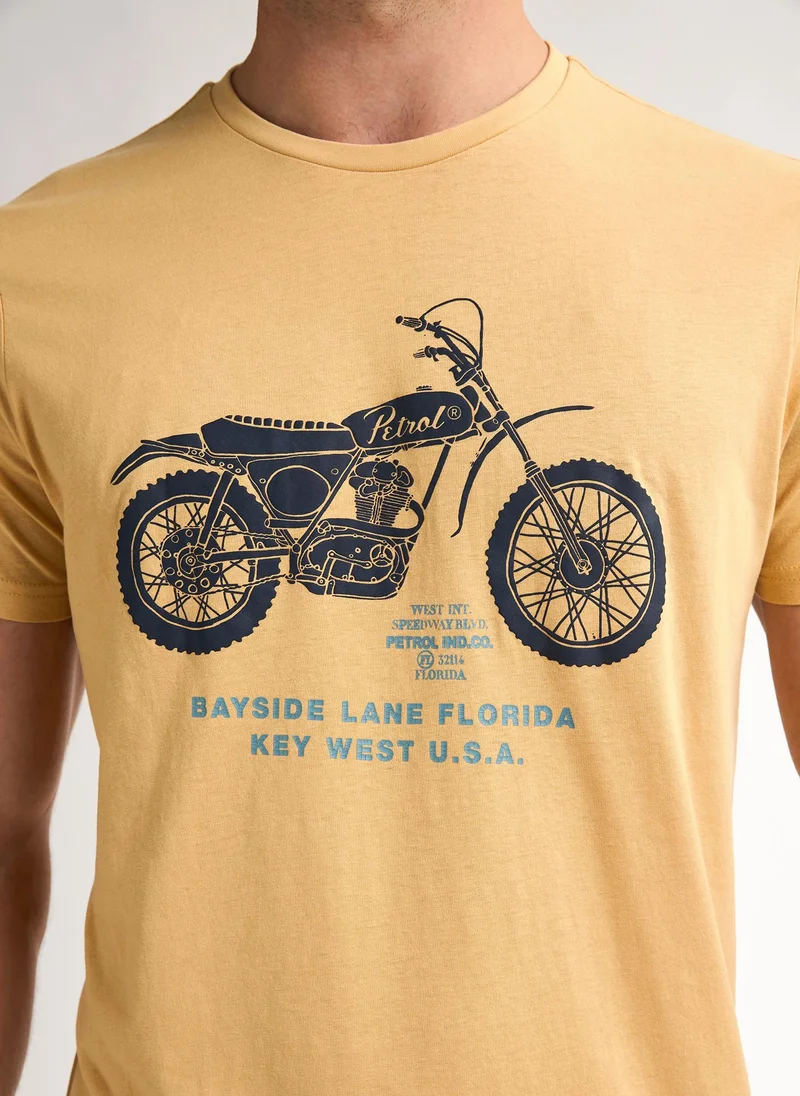 Petrol Industries Men T-Shirt SS Photo Print