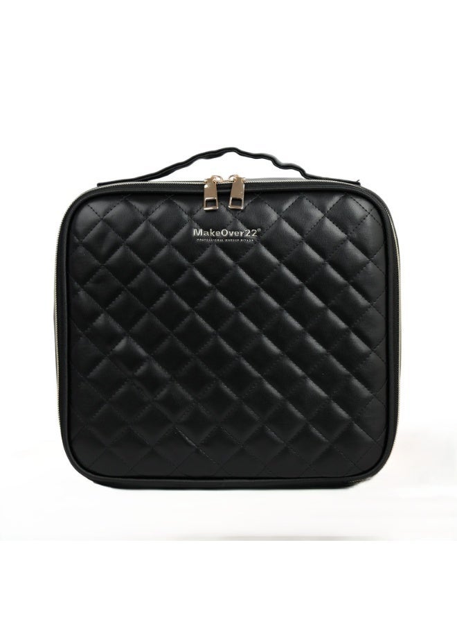Makeover 22 MakeOver22 Professional Makeup Organizer Bag- Black - Image 1