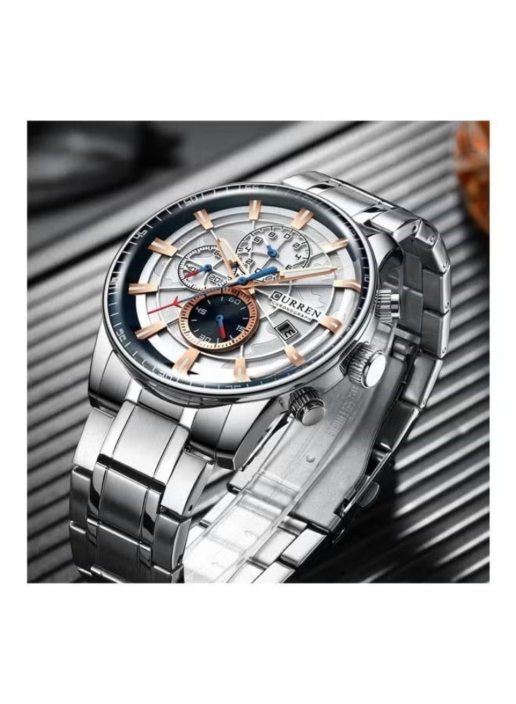 كارين ساعة يد كرونوغراف معدنية - Image 2