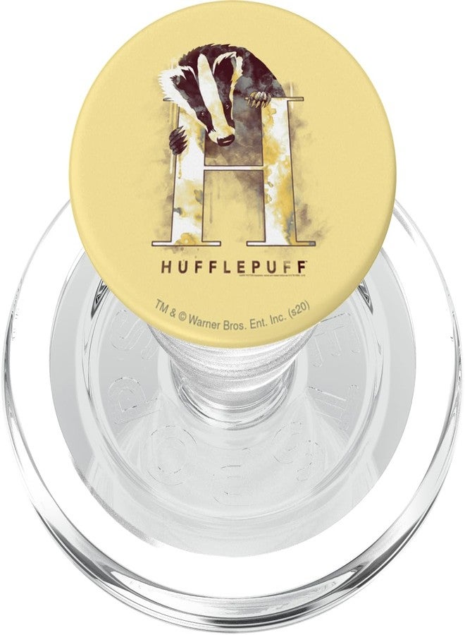 Harry Potter Hufflepuff Watercolor PopSockets PopGrip for MagSafe - Image 1