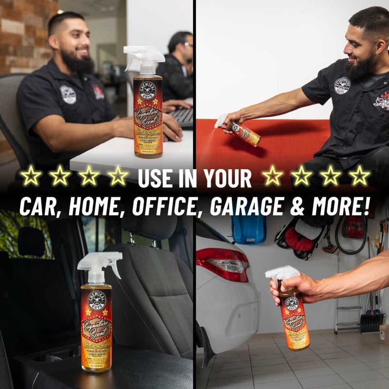 Chemical Guys AIR_069_16 Signature Scent Premium Air Freshener and Odor Eliminator, Smell of Success (Great for Cars, Trucks, SUVs, RVs, Home, Office & More) 16 fl oz - Image 5