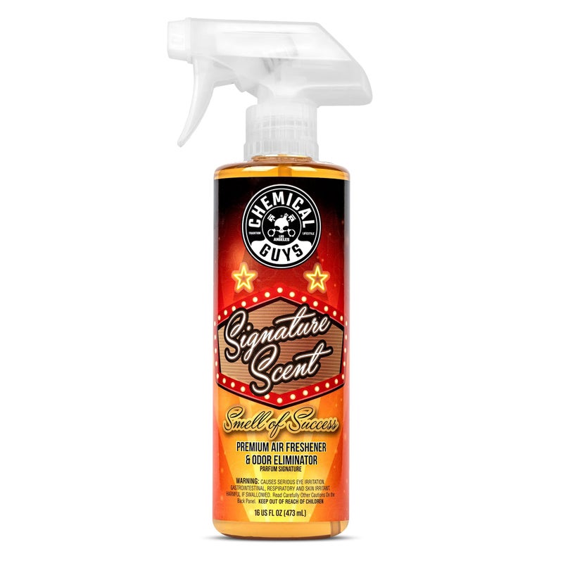Chemical Guys AIR_069_16 Signature Scent Premium Air Freshener and Odor Eliminator, Smell of Success (Great for Cars, Trucks, SUVs, RVs, Home, Office & More) 16 fl oz - Image 1
