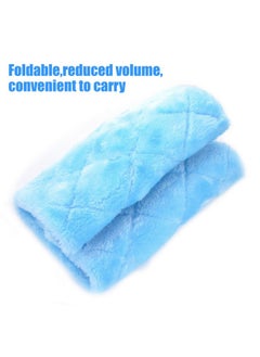 MOACC Winter Warm Bird Nest House Shed Hut Hanging Hammock Finch Cage Plush Fluffy Birds Hut Hideaway For Hamster Parrot Macaw Budgies Eclectus Parakeet Cockatiels Cockatoo Lovebird (M, Blue)  - Image 4