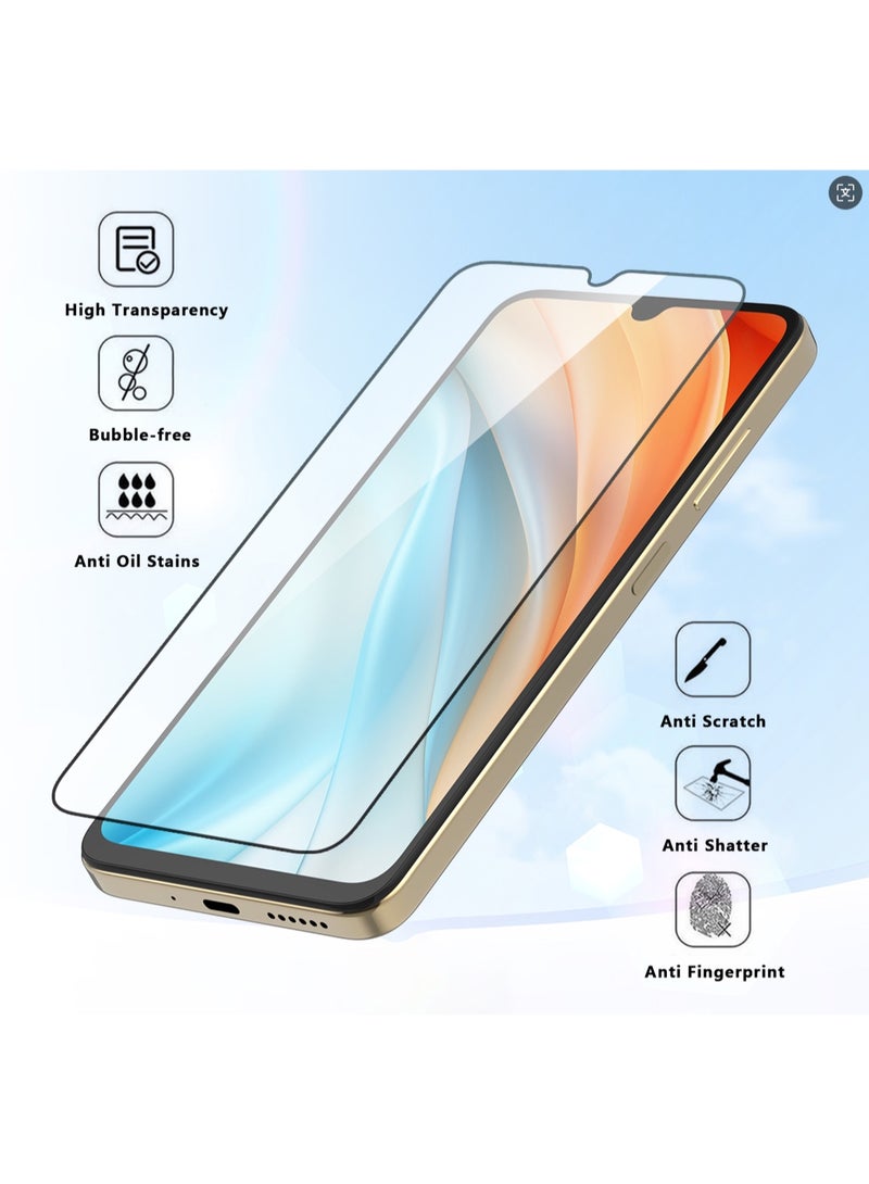 بينكو واقي شاشة زجاجي مقوى ممتاز لهاتف **Benco V92s بدون كاميرا** – شفافية عالية، مقاوم للخدش، مضاد لبصمات الأصابع - Image 1