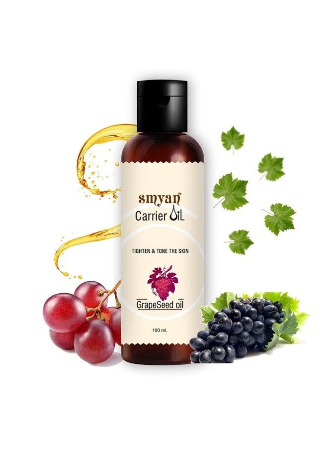 Smyan Grapeseed Oil Cold Pressed Pure And Natural Carrier Oilgrape Seed Oil For Skin And Hair 100Ml  - Image 2