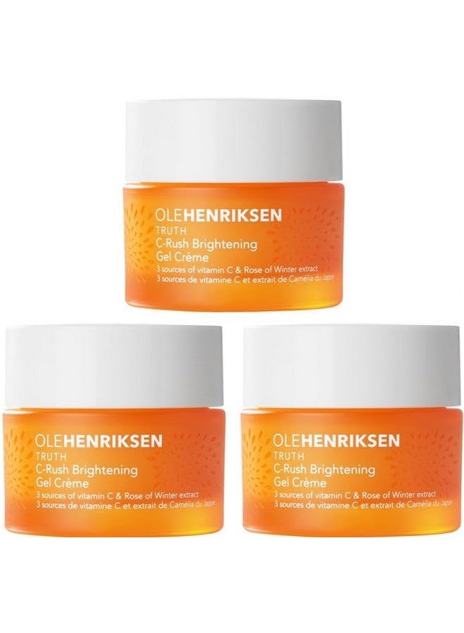 Ole Henriksen Ole Henriksen [SET OF 3] C-Rush Gel Creme Facial Moisturizer 15ml 0.5 fluid ounce Travel Size UNBOXED - Image 1