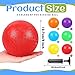 HI-BOOM كرات ملعب هيبوم 12 قطعة 5 بوصة كرات دودج كرات ملعب قابلة للنفخ مع مضخة يد واحدة للبالغين تمارين اليوغا صالة الألعاب الرياضية ساحة المدرسة متعددة الألوان - Image 4