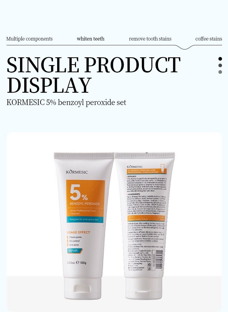 Kormesic غسول الوجه المنقّي – تركيبة لطيفة للتنقية، 100 جرام - Image 2